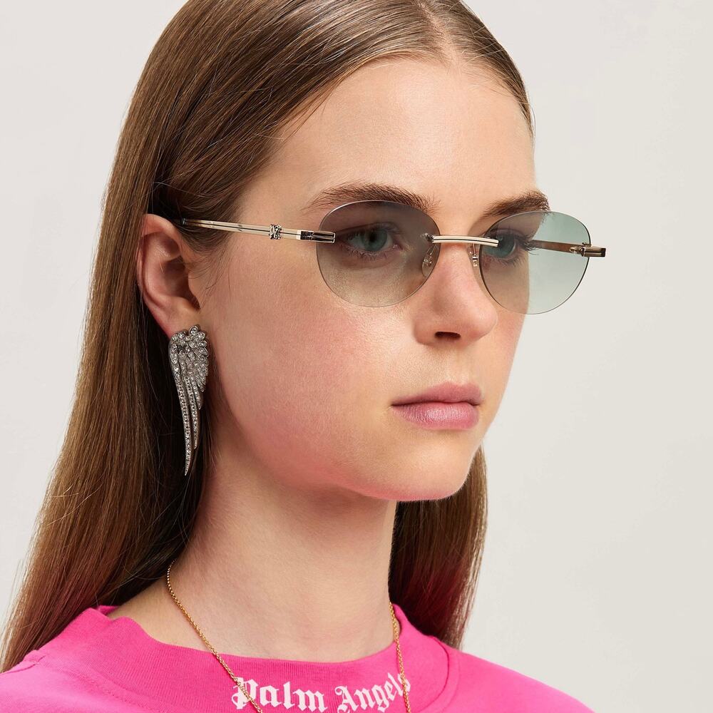 New, PALM ANGELS Sunglasses PERI10H 7654 Authentic